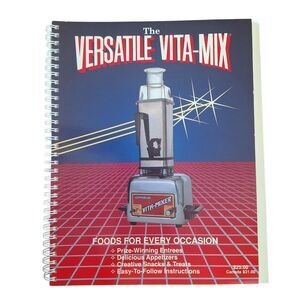Vintage Vitamix Recipes Book 1992 Cookbook Versatile Spiral 208 Pages